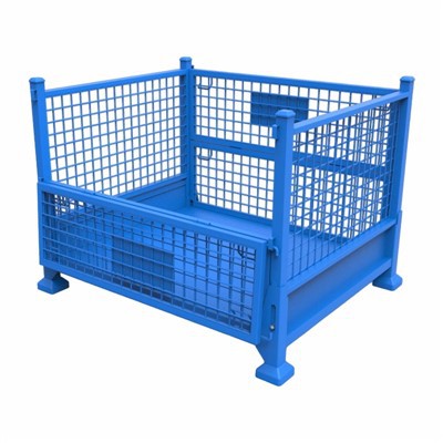 Salokāms stiepļu sieta konteiners